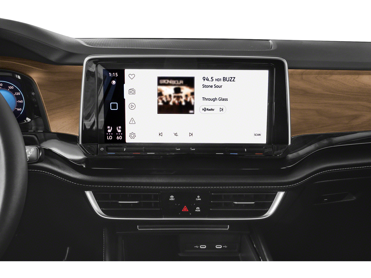 2026 Volkswagen Atlas 2.0T SE w/Technology w/captains chairs, panoramic sunroof and black wheel package