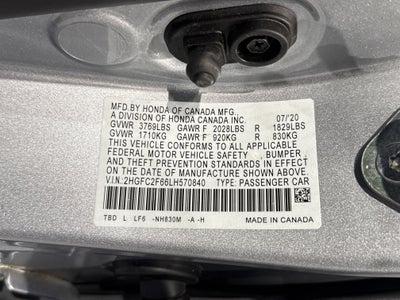 2020 Honda Civic Sedan LX