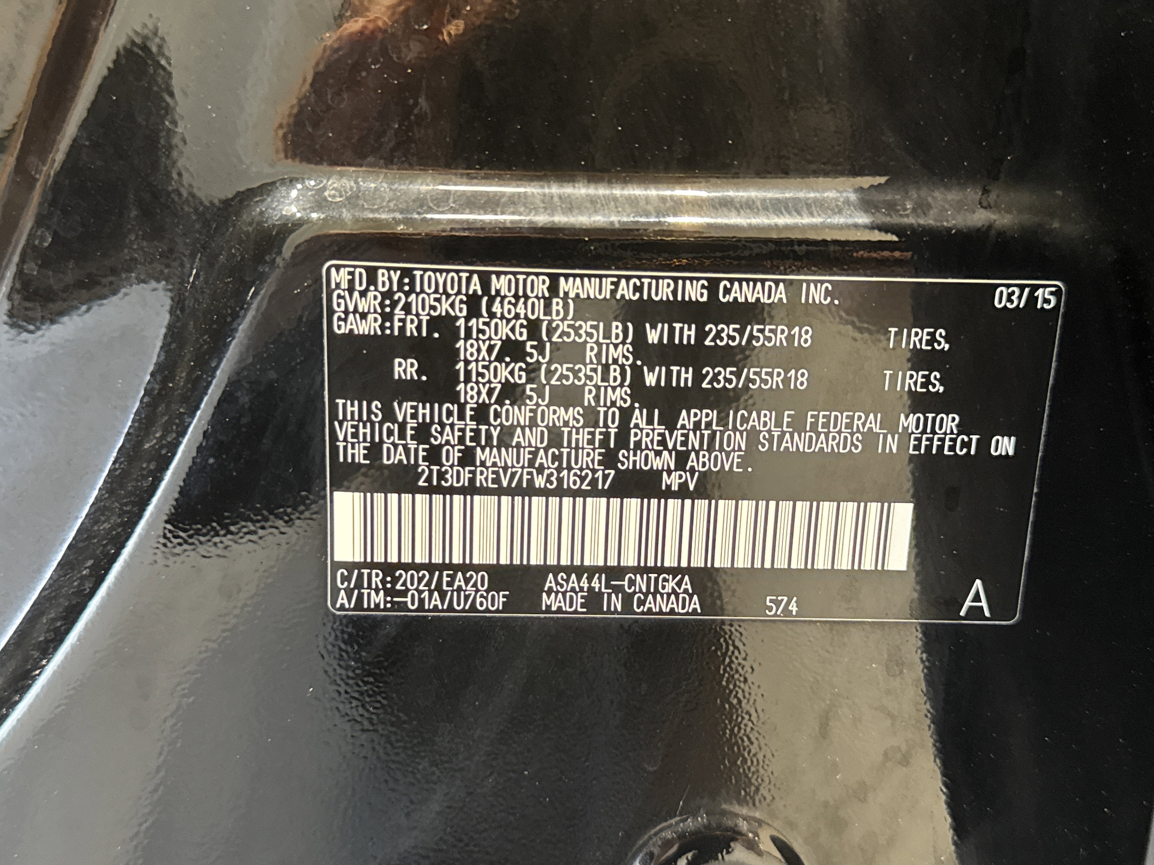 2015 Toyota RAV4 Limited