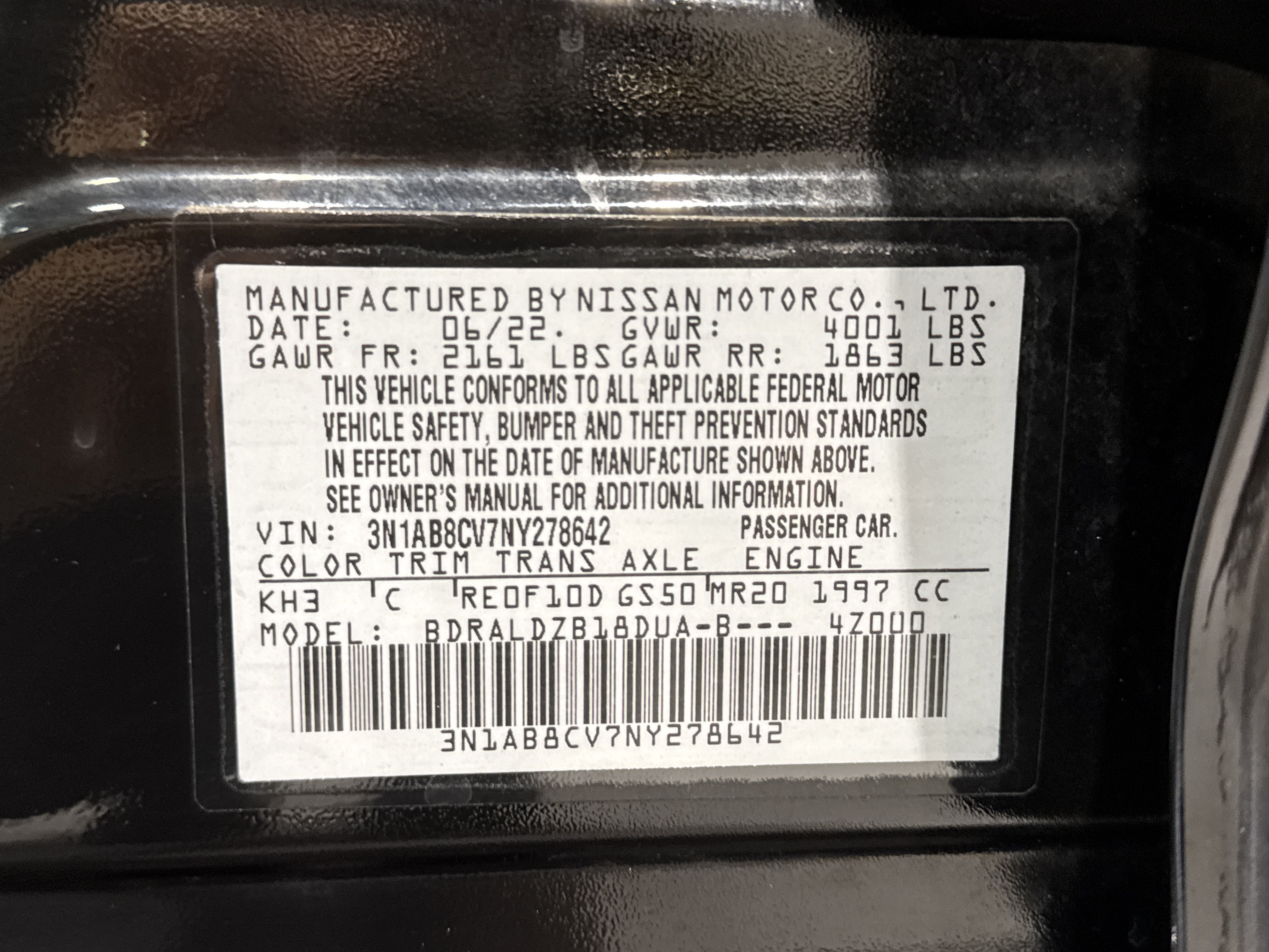 2022 Nissan Sentra SV W/Premium Package