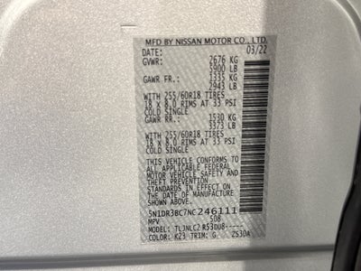 2022 Nissan Pathfinder SV