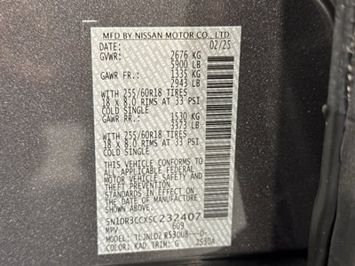 2025 Nissan Pathfinder SL