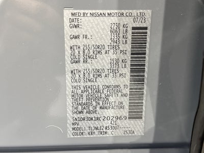 2024 Nissan Pathfinder Platinum W/Captain's Chairs