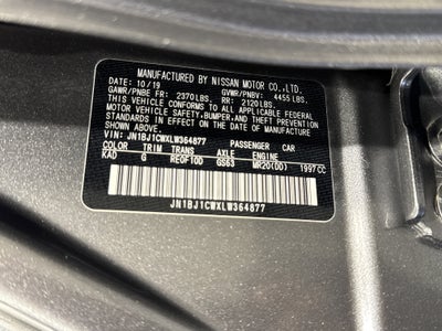 2020 Nissan Rogue Sport SL W/Premium Package