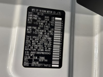 2023 Nissan Rogue SV W/Premium Package & Midnight Package