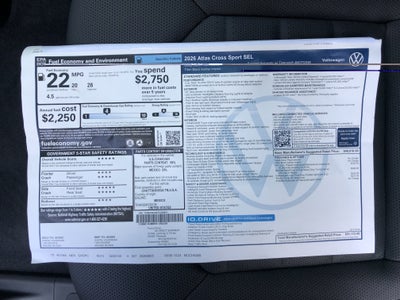2026 Volkswagen Atlas Cross Sport 2.0T SEL