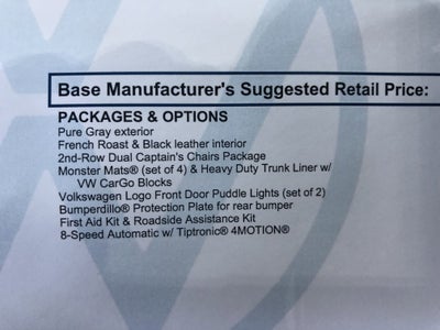 2026 Volkswagen Atlas 2.0T SEL w/captains chairs