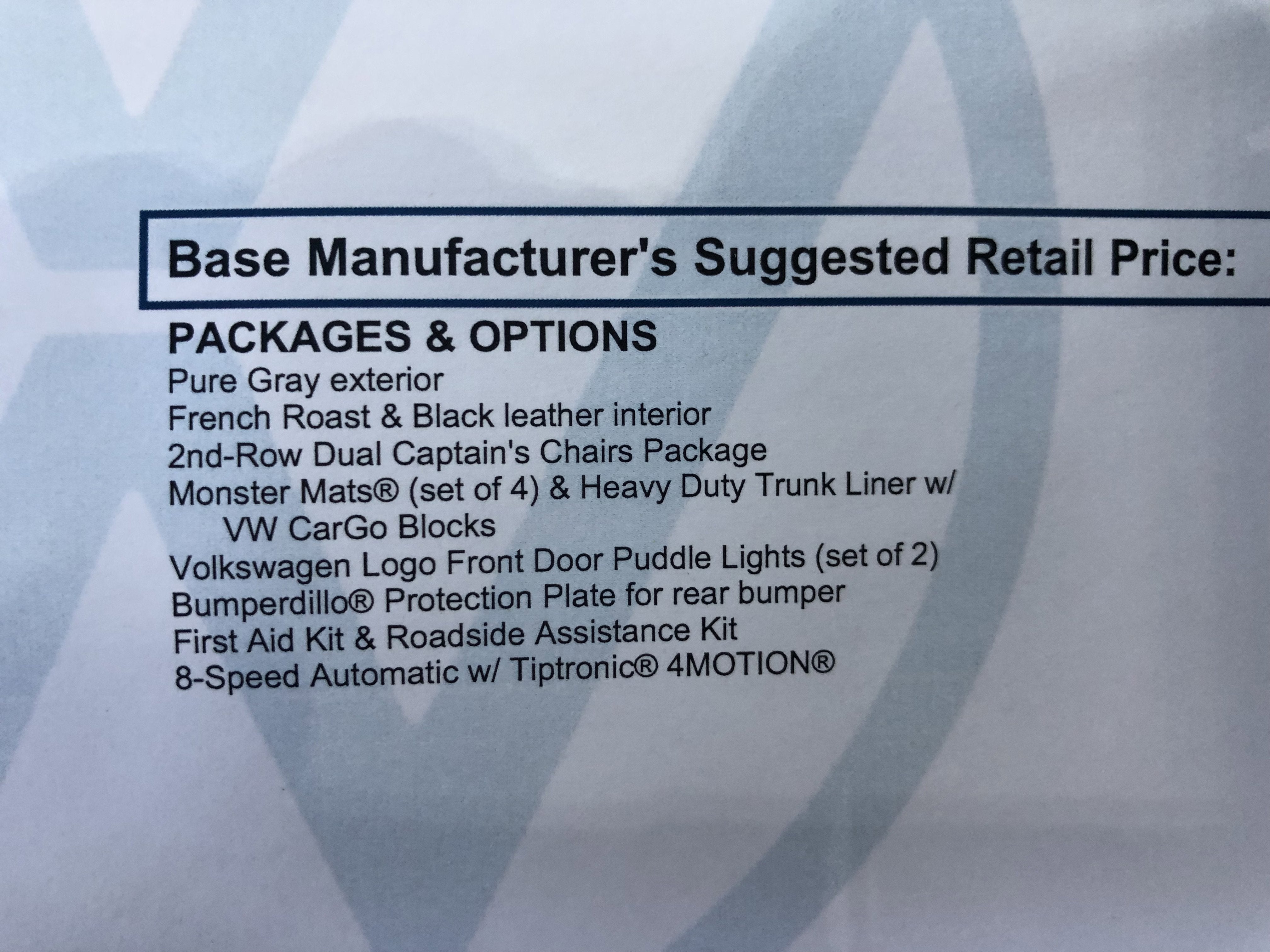 2026 Volkswagen Atlas 2.0T SEL w/captains chairs