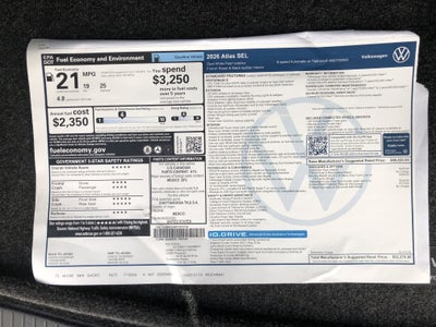 2026 Volkswagen Atlas 2.0T SEL