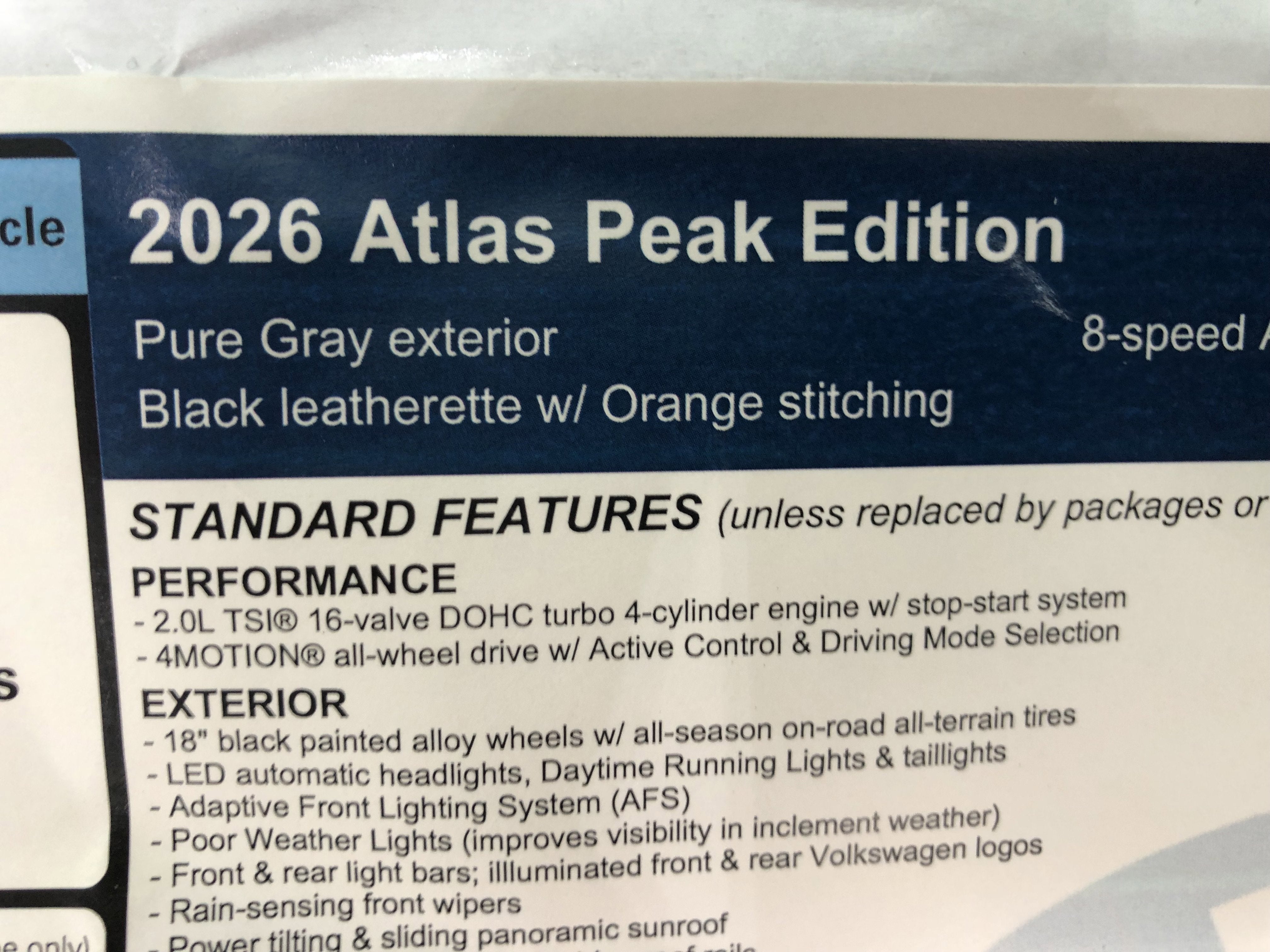 2026 Volkswagen Atlas Atlas Peak Edition - Photo 24