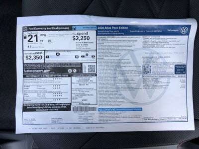 2026 Volkswagen Atlas 2.0T Peak Edition
