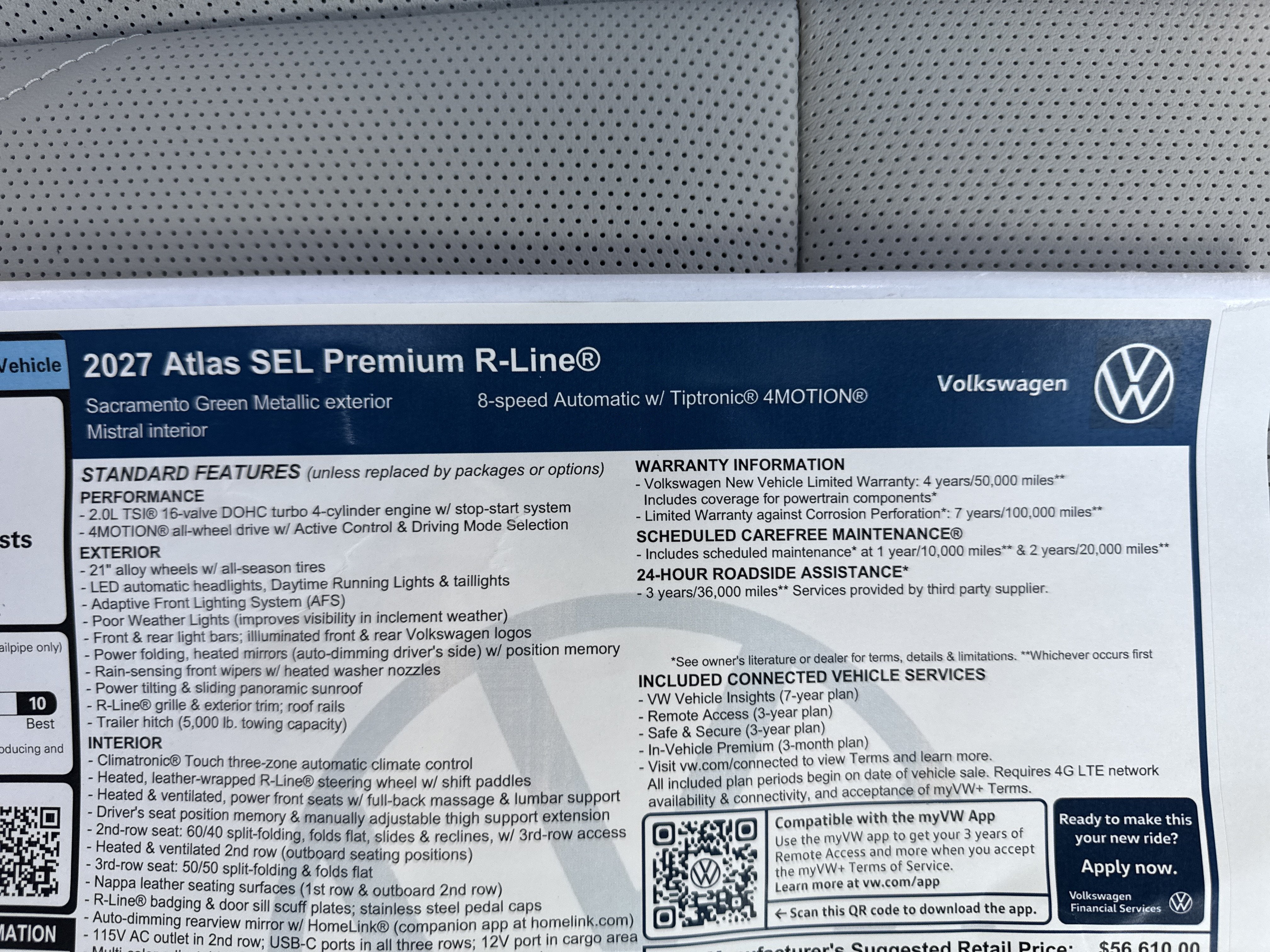 2027 Volkswagen Atlas SEL Premium R-Line