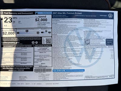 2027 Volkswagen Atlas SEL Premium R-Line
