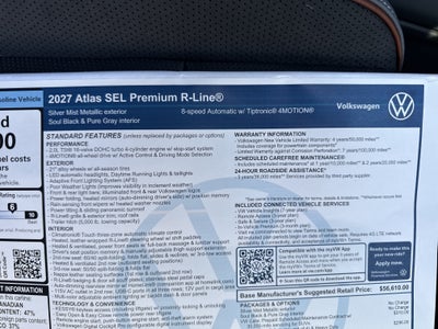 2027 Volkswagen Atlas SEL Premium R-Line
