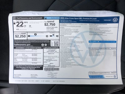 2026 Volkswagen Atlas Cross Sport 2.0T SEL Premium R-Line