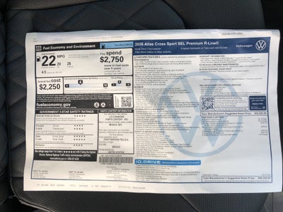 2026 Volkswagen Atlas Cross Sport 2.0T SEL Premium R-Line