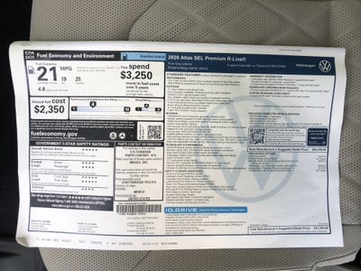 2026 Volkswagen Atlas 2.0T SEL Premium R-Line