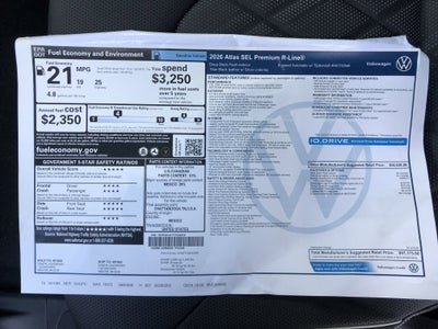 2026 Volkswagen Atlas 2.0T SEL Premium R-Line