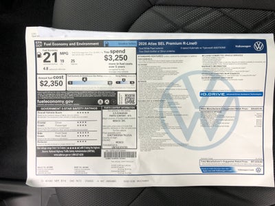 2026 Volkswagen Atlas 2.0T SEL Premium R-Line