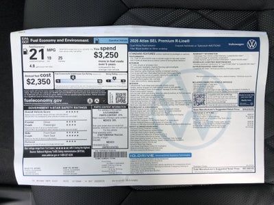 2026 Volkswagen Atlas 2.0T SEL Premium R-Line