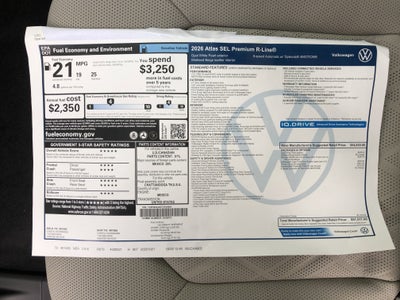 2026 Volkswagen Atlas 2.0T SEL Premium R-Line