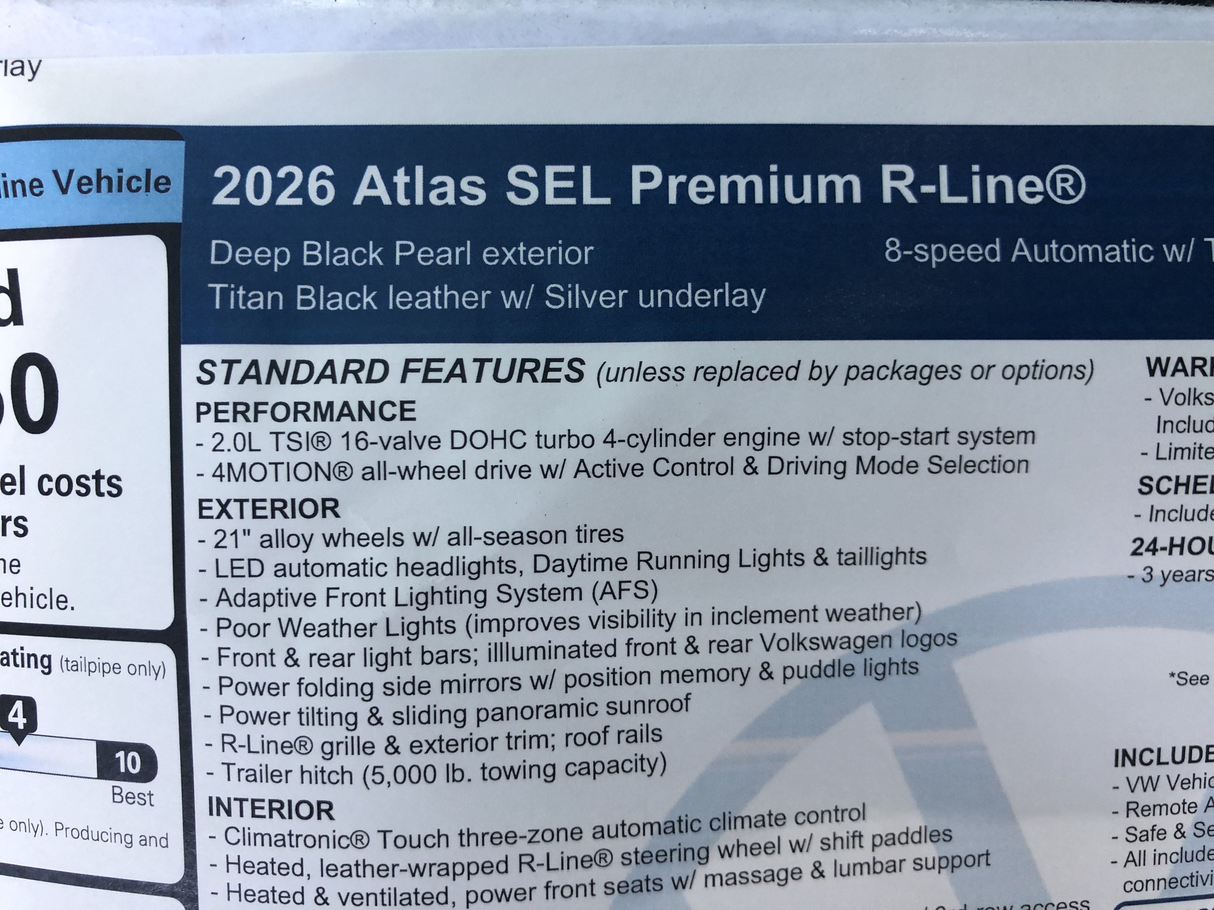2026 Volkswagen Atlas 2.0T SEL Premium R-Line