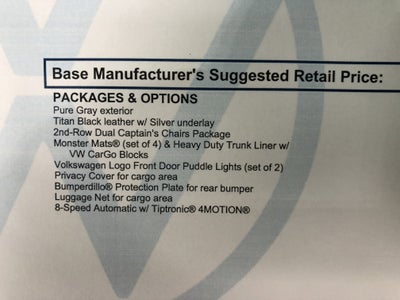 2026 Volkswagen Atlas 2.0T SEL Premium R-Line w/captains chairs