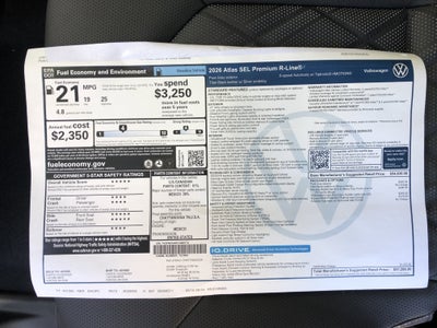 2026 Volkswagen Atlas 2.0T SEL Premium R-Line
