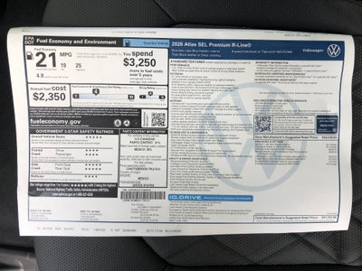 2026 Volkswagen Atlas 2.0T SEL Premium R-Line