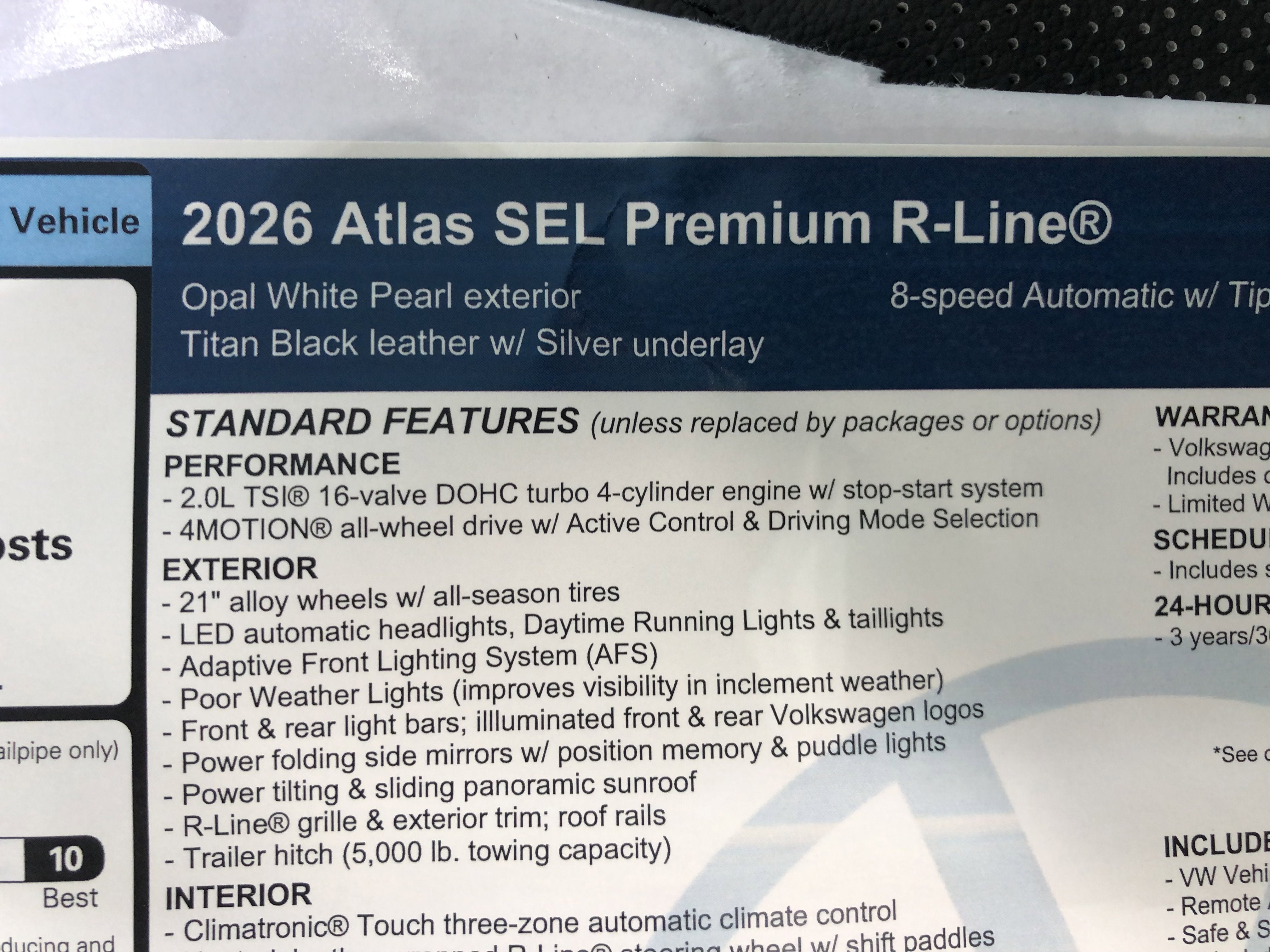 2026 Volkswagen Atlas 2.0T SEL Premium R-Line