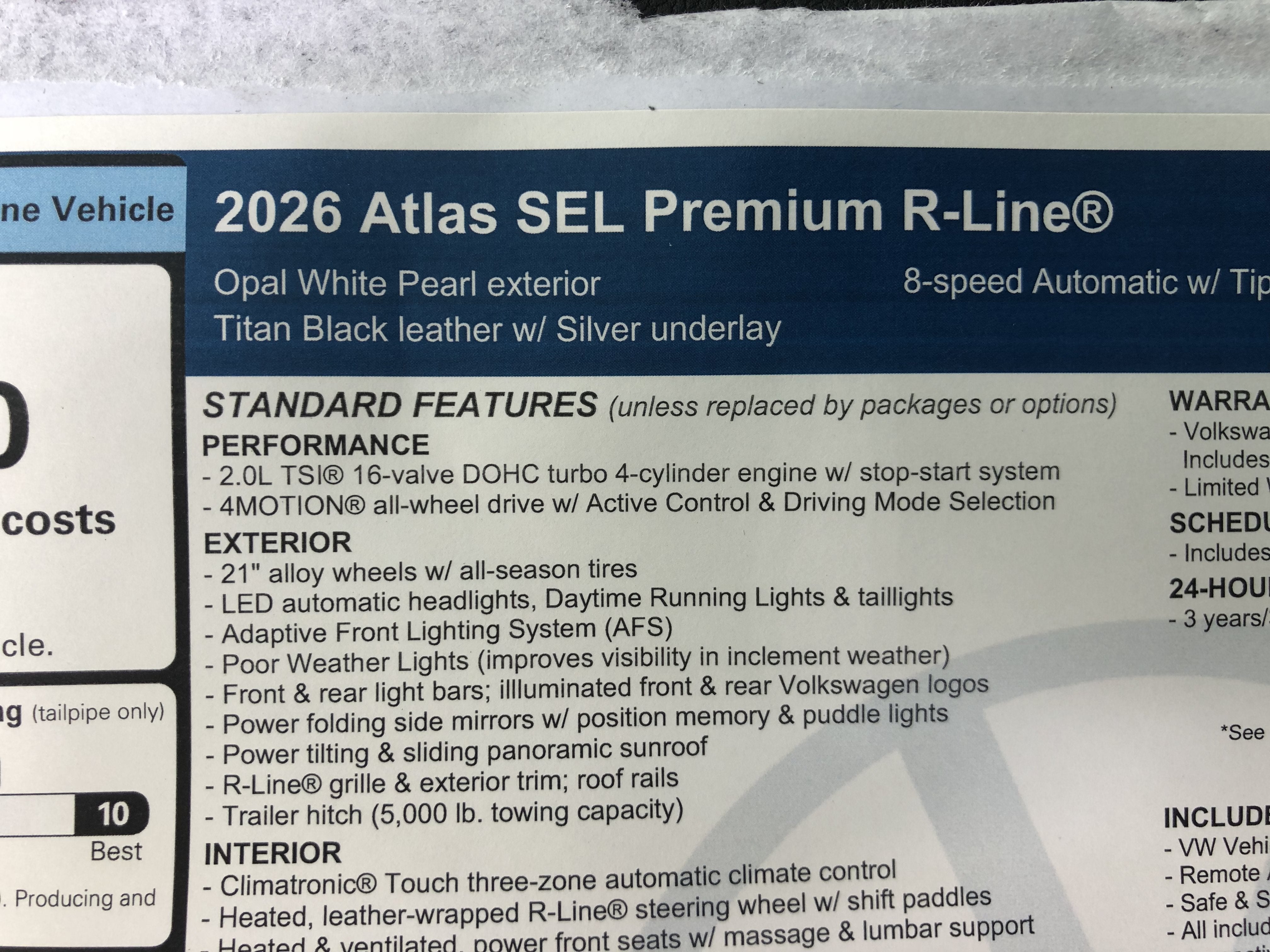 2026 Volkswagen Atlas 2.0T SEL Premium R-Line