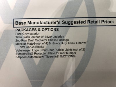 2026 Volkswagen Atlas 2.0T SEL Premium R-Line w/captains chairs