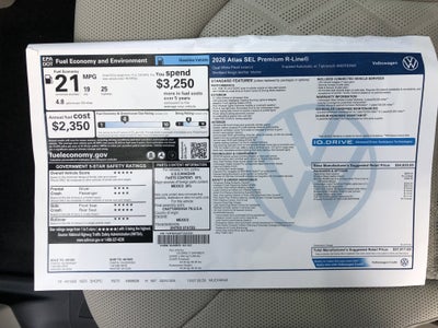 2026 Volkswagen Atlas 2.0T SEL Premium R-Line