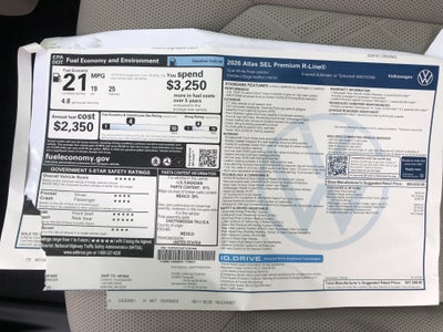 2026 Volkswagen Atlas 2.0T SEL Premium R-Line