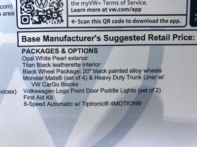 2026 Volkswagen Atlas 2.0T SE w/Technology w/black wheel package