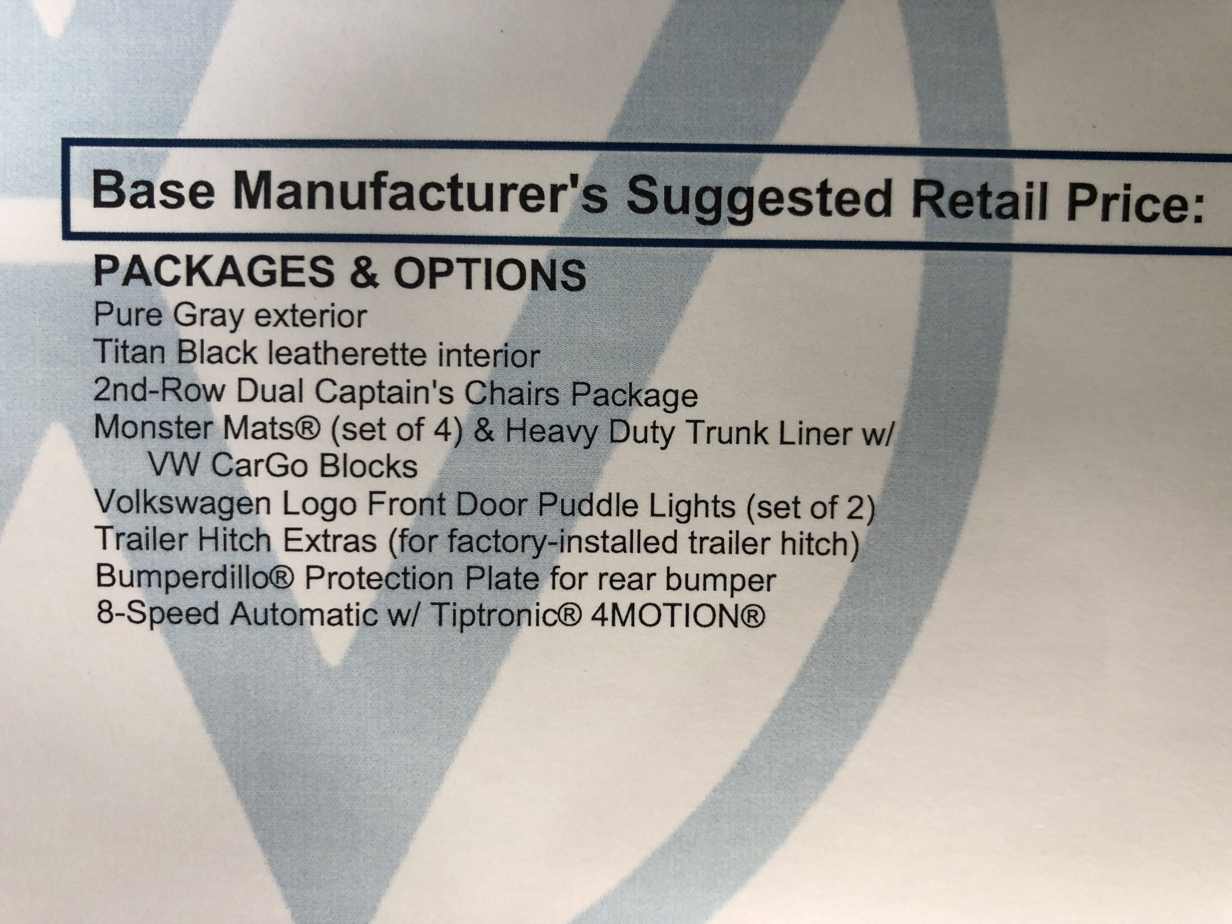 2026 Volkswagen Atlas 2.0T SE w/Technology w/captains chairs