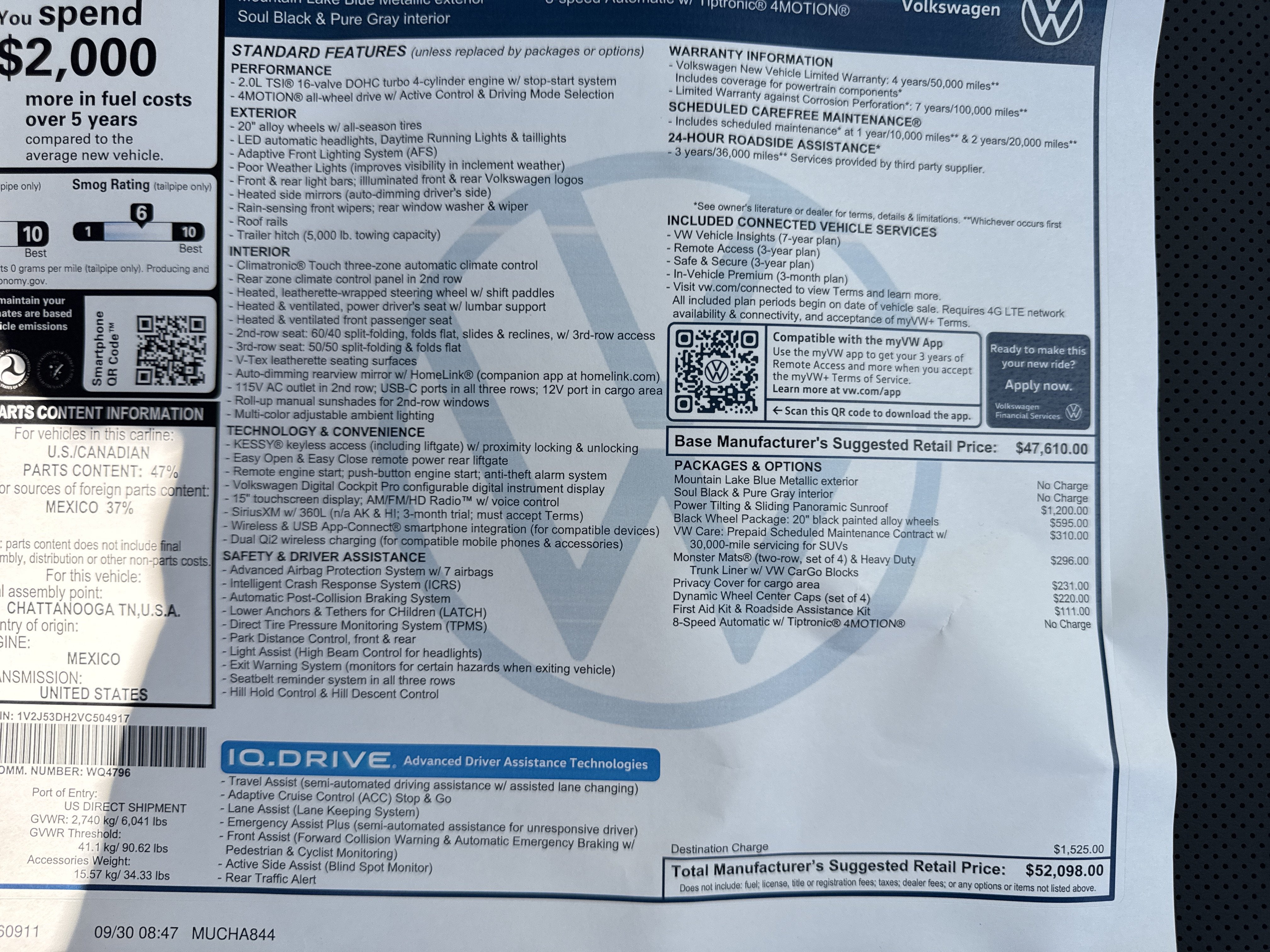 2027 Volkswagen Atlas SE w/Technology