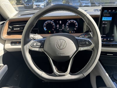2027 Volkswagen Atlas SE w/Technology w/panoramic sunroof and black wheel package
