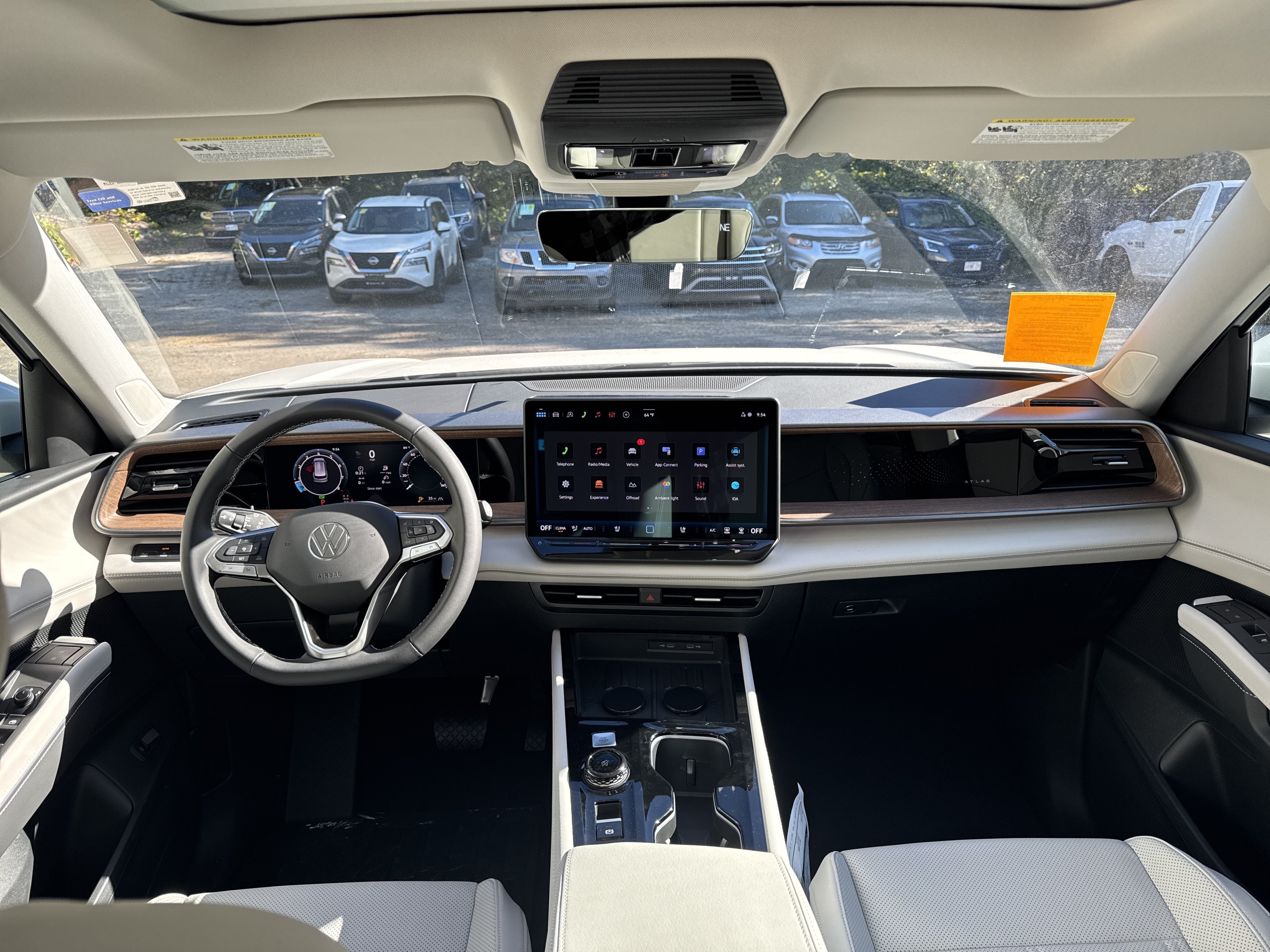 2027 Volkswagen Atlas SE w/Technology w/panoramic sunroof and black wheel package