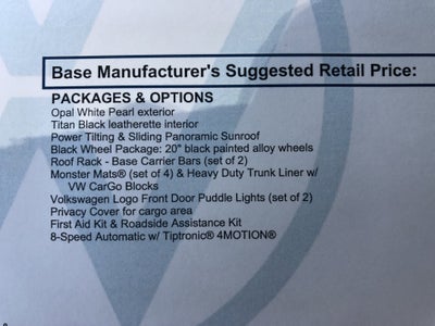 2026 Volkswagen Atlas Cross Sport 2.0T SE w/Technology w/panoramic sunroof and black wheel package