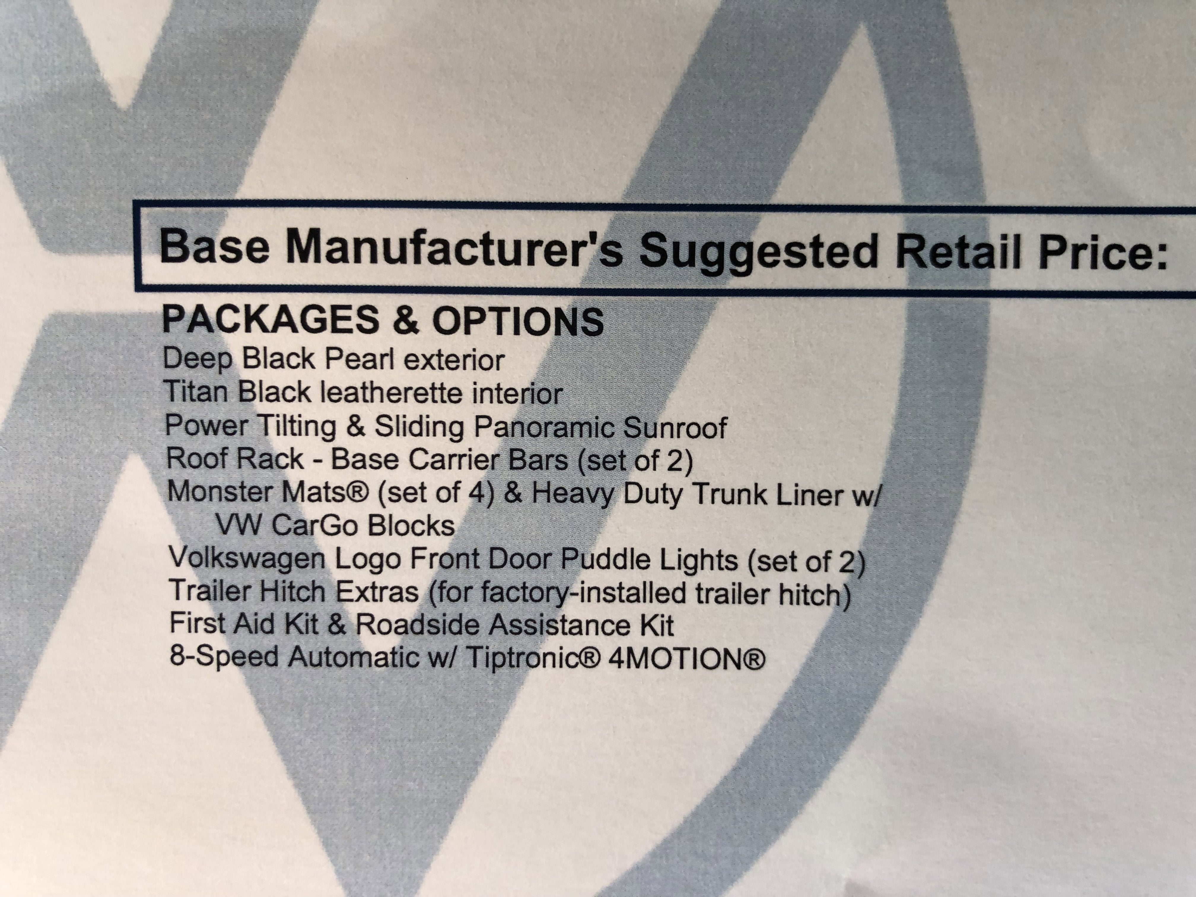 2026 Volkswagen Atlas Cross Sport 2.0T SE w/Technology w/panoramic sunroof