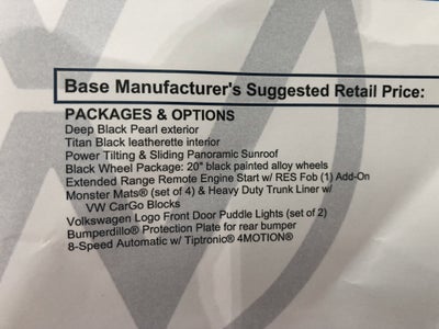 2026 Volkswagen Atlas 2.0T SE w/Technology w/panoramic sunroof and black wheel package