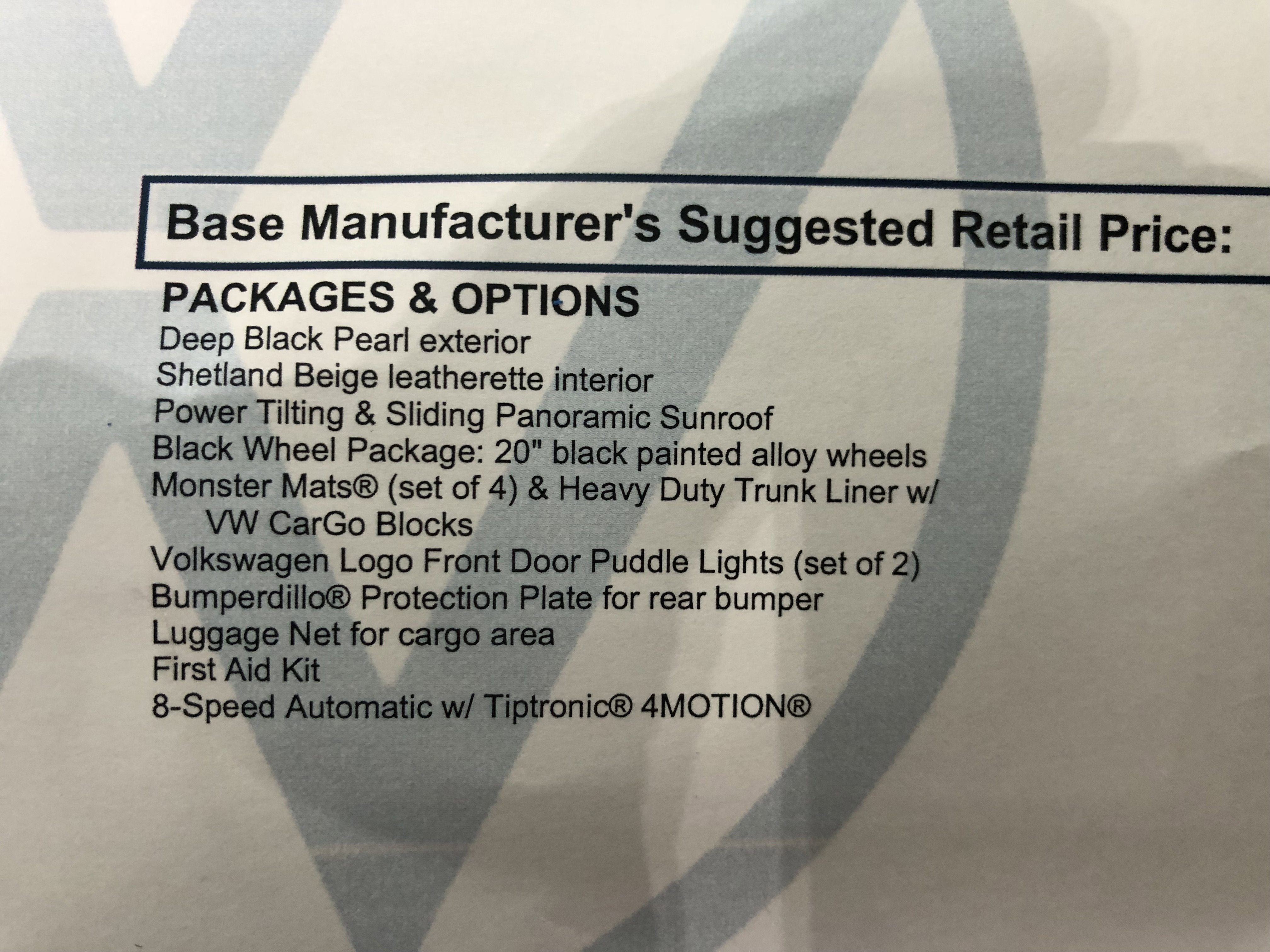 2026 Volkswagen Atlas 2.0T SE w/Technology w/panoramic sunroof and black wheel package