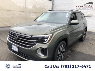 2026 Volkswagen Atlas 2.0T SE w/Technology w/captains chairs and panoramic sunroof