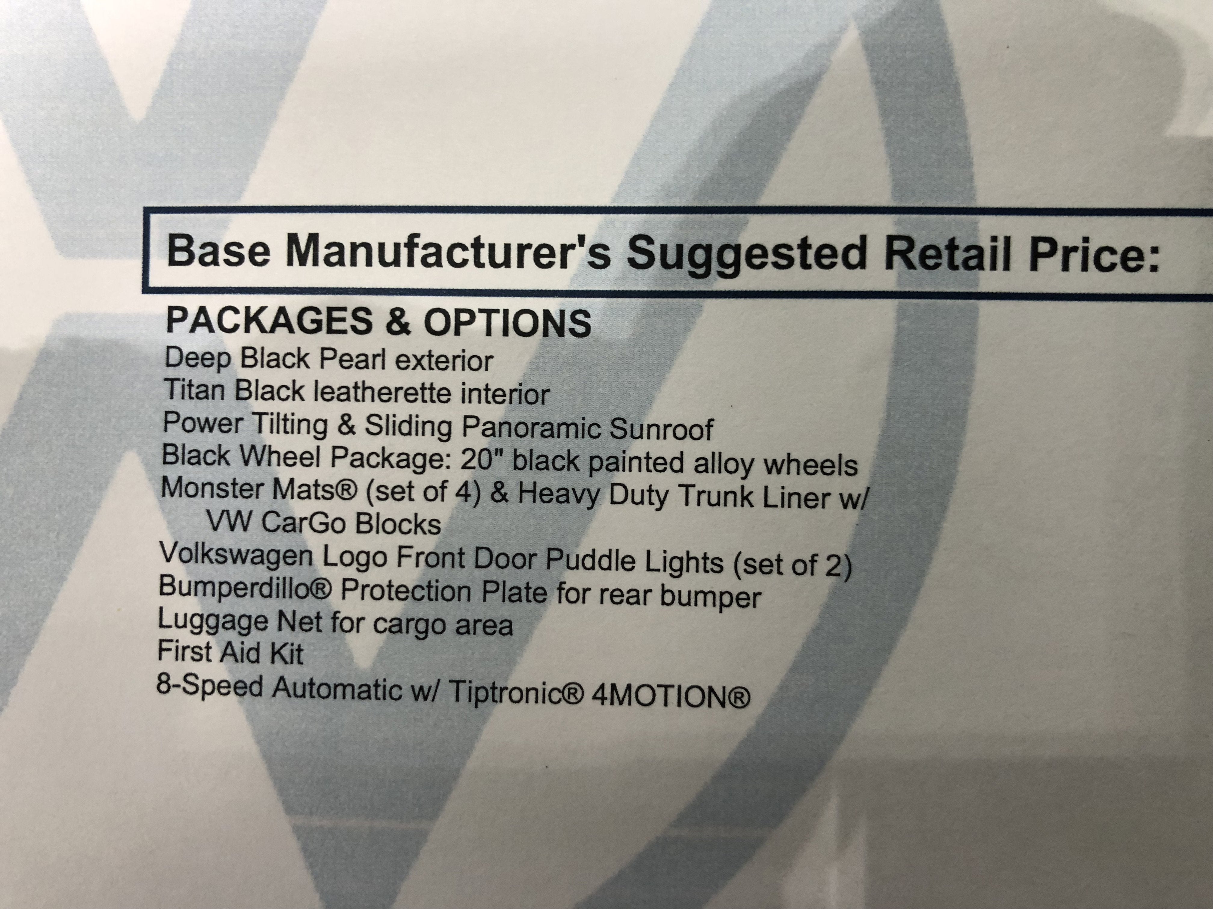 2026 Volkswagen Atlas 2.0T SE w/Technology w/panoramic sunroof and black wheel package