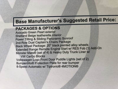 2026 Volkswagen Atlas 2.0T SE w/Technology w/captains chairs, panoramic sunroof and black wheel package