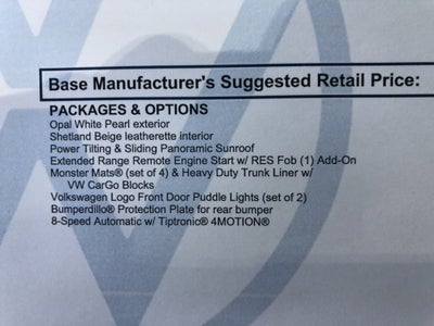2026 Volkswagen Atlas 2.0T SE w/Technology w/panoramic sunroof