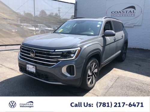 2026 Volkswagen Atlas 2.0T SE w/Technology w/captains chairs and panoramic sunroof