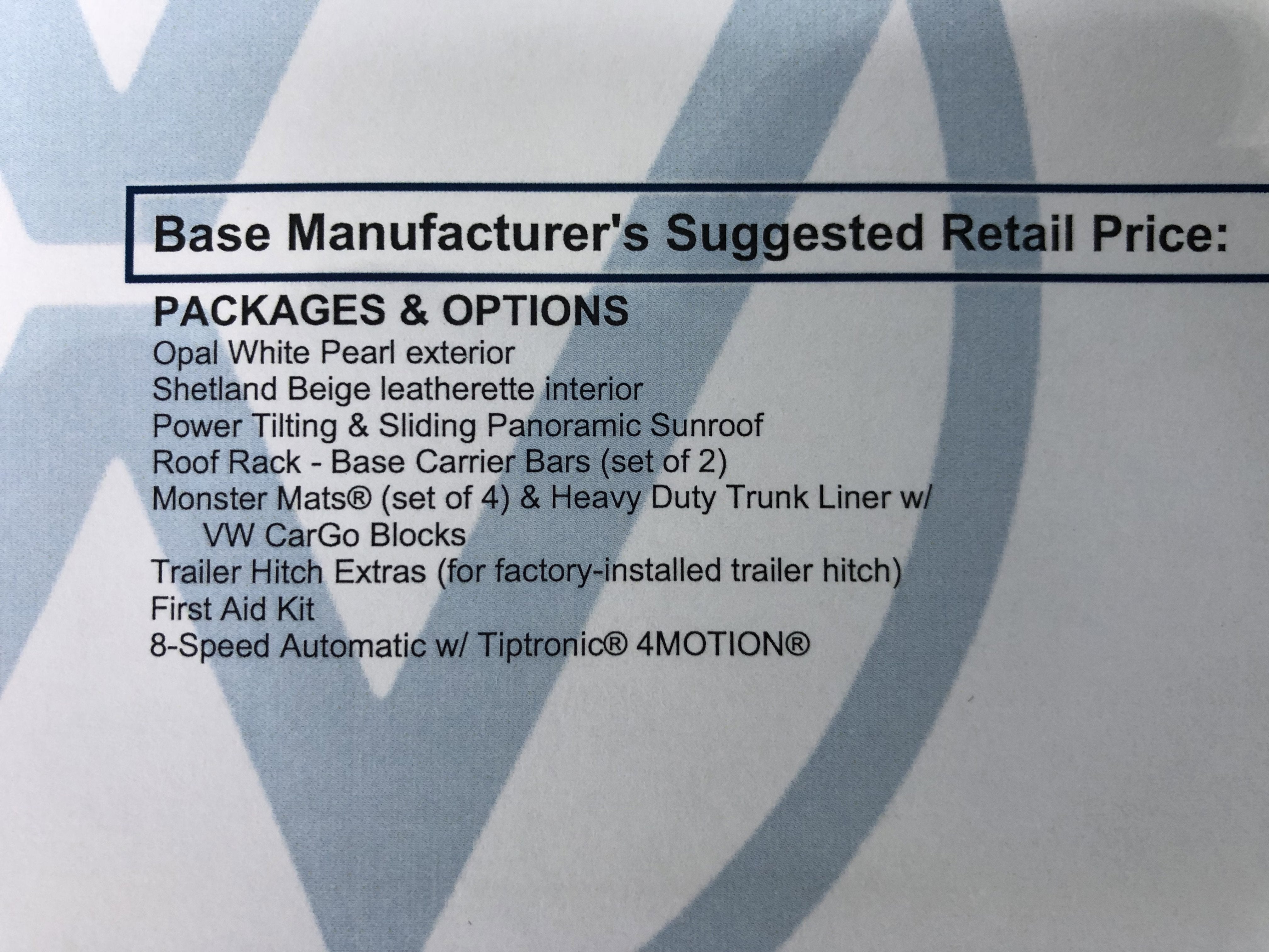 2026 Volkswagen Atlas 2.0T SE w/Technology w/panoramic sunroof