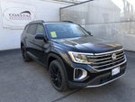 2026 Volkswagen Atlas 2.0T SE w/Technology w/captains chairs, panoramic sunroof and black wheel package